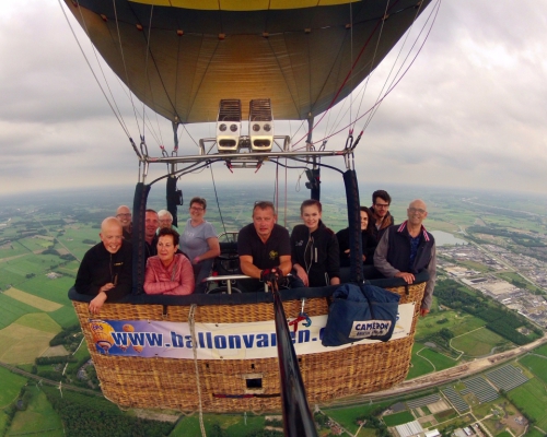 Ballonvaren van Zwolle naar Balkbrug